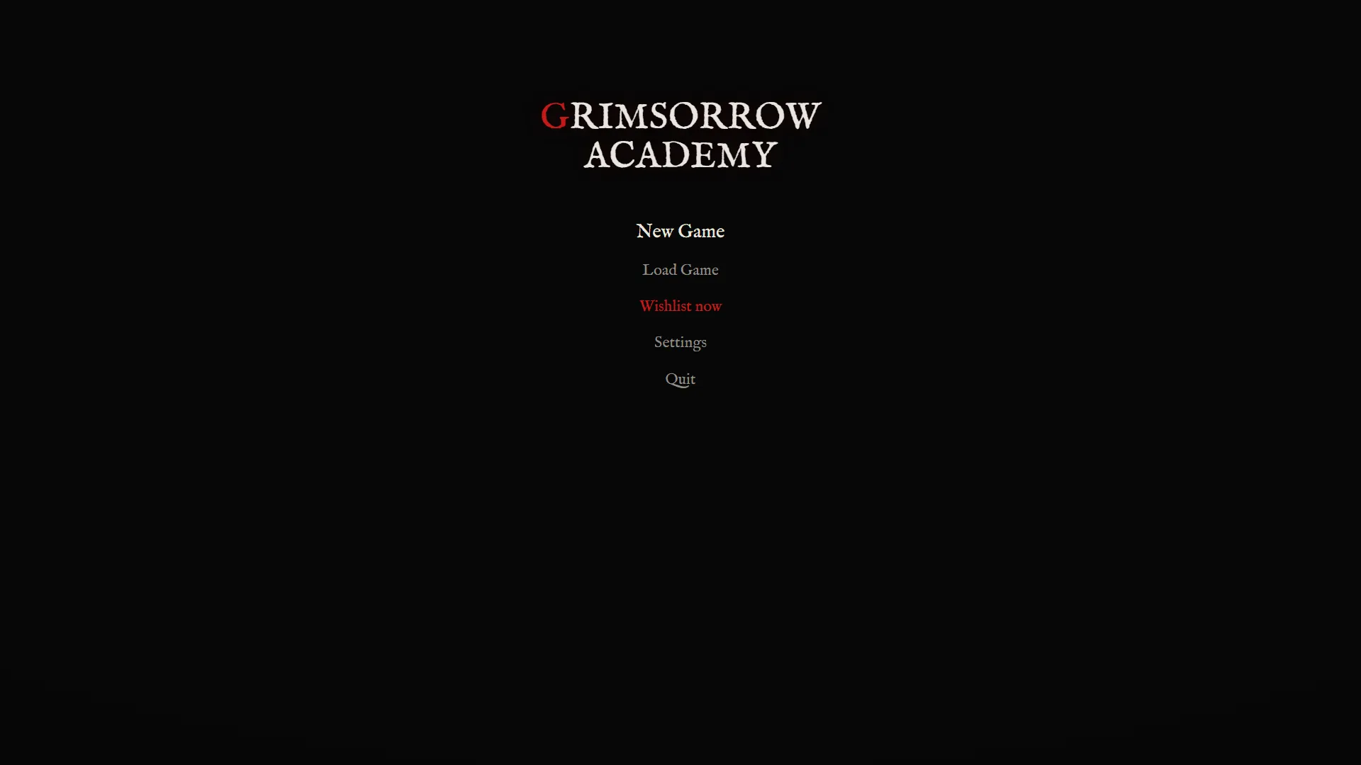 Main Menu