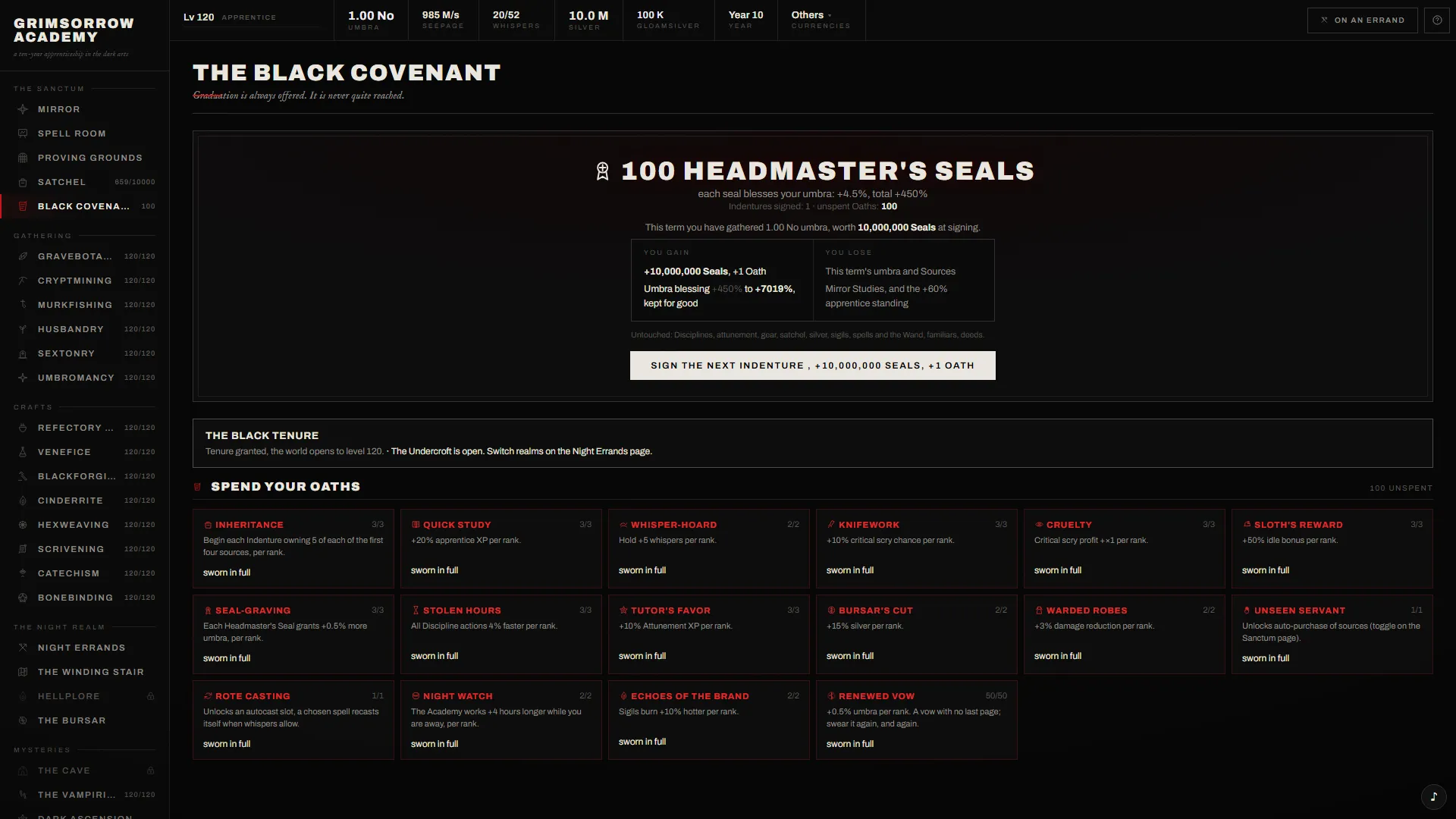 Signing the Black Covenant