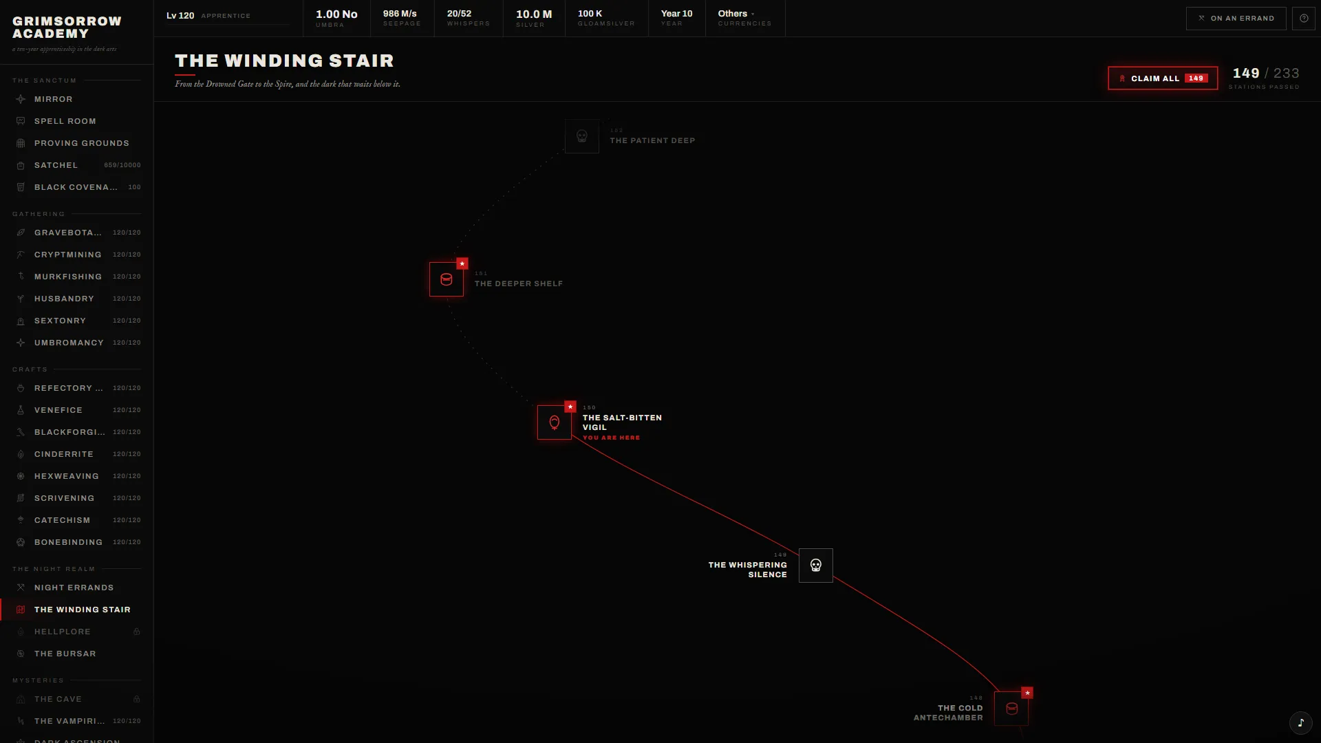 The Winding Stair map