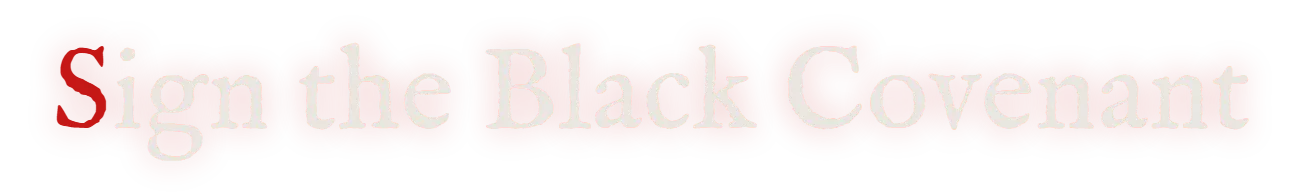 Sign the Black Covenant